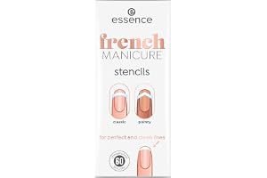 essence french MANICURE stenciler artificial fingernails Nr. 01 (60pcs)