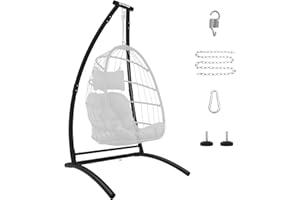 G TALECO GEAR C-Typ Hängesessel Gestell, Schwerer Schaukelgestell Outdoor aus Stahl, Hängemattengestell (Hängesessel Nicht im Lieferumfang enthalten)