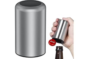 Pawfly magnetisk ölflasköppnare, automatisk push down flasköppnare för öl soda cola, press down ölöppnare för bar kök restaur