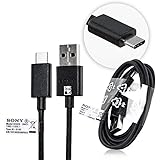 Genuine Black Sony UCB­20 Type C USB Data Cable For Sony Xperia XZ / Xperia X Compact / Xperia L1 / Xperia XZs / Xperia XA1 /