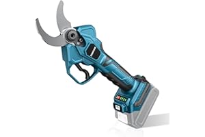 TIHOOK Akku Astschere 18V, Elektrisch Gartenschere, Max Öffnung 60 mm Kompatibel für Makita BL-18V, Bürstenlosen Motor, LCD-Display, zum Beschneiden von Bäumen (Kein Akku, kein Ladegerät)