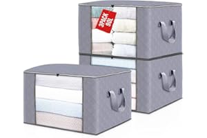 MR PRIME LTD Storage Bags 90L with Zips Pack of 3 Large Laundry Bags Perfect for Organizing Clothes Moving Keep Your Belongings Safe and Tidy with our Durable Storage Boxes Ideal for Both Long Term Everyday Use