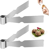 Set 4 Pinze Pasticceria In Acciaio Inox Per Decorare Torte, Biscotti E Pasta – Utensili Multiuso Da Cucina