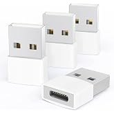 Syntech USB - USB C Adapt&ouml;r&uuml; 4 Paket, Tip C Dişi - USB Erkek D&ouml;n&uuml;şt&uuml;r&uuml;c&uuml; G&uuml;&ccedil; Şarj Kablosu Adapt&ouml;r&uuml; MagSafe Apple Watch Serisi