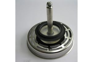 BLANCO Drain Strainer, 3.5 Inches, Metal, Silver/Black, Eccentric Operation, 20 Slots