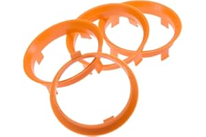 RKC 4X Zentrierringe 60,1 x 58,1 mm orange Felgen Ringe Made in GermanyF