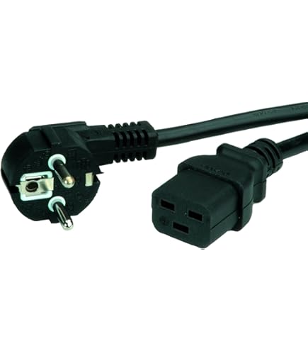 InLine - Câble D'alimentation - CEE 7/7  M  Incliné Pour IEC 60320 C13 Incline 50 Cm Gris