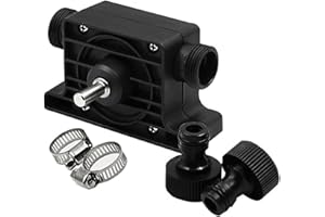 LIMEOW 1 Satz Bohrmaschinenpumpe, Bohrmaschine Akkuschrauber Pumpe, Wasserpumpe Akkuschrauber für Mit Wasseröl Betriebene Dieselmotoren, Flüssigwasser, Usw, Max 3500U/Min