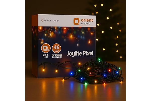 Orient Electric Joylite LED Diamond Strip Light 10 m Decorative Lights for False Ceiling, Balcony,Wall Decoration Multicolor, Pack of 1