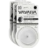 VAVANA Spin Araba Klima Kokusu - Profesyonel Otomobil Kokusu | BPA &amp; Sıvı İ&ccedil;ermez | 90 G&uuml;n Etkili 3'l&uuml; Set (ANGELIC)