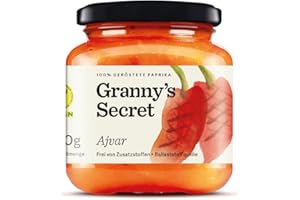 Granny´s Secret Ajvar Geröstete Paprika - Original aus Serbien, 1er Pack (1 x 200 g)