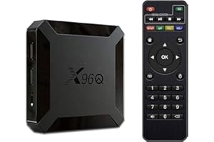 VHXSIN Android TV Box Android TV 4K 2GB 16GB décodeur X96 TV Box Android 10.0 Allwinner H313 Quad Core Q Mini Smart TV Box WiFi 2.4G boitier Android TV X96 Lecteur multimédia