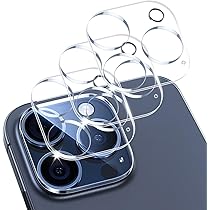 3 Pellicole Protezione Fotocamera IPhone 15 Pro - Vetro Temperato 9H Anti Graffi - Foto 6