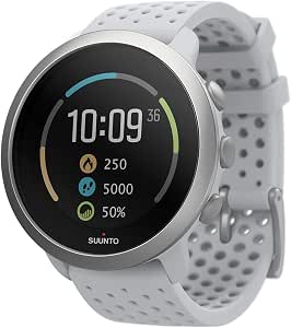 SUUNTO 3, Orologio Sportivo con Cardiofrequenzimetro da Polso, Resoconto  attività e Recupero 24/7 Unisex Adulto, Bianco, Taglia Unica : Orologi