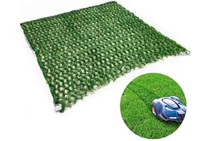 Hybrid Grass by Auto-Mow - Your Artificial Mesh Lawn Protector - Provides Better Grip for Robotic Lawnmower (Green) 30x30inches