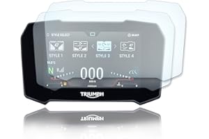 MOTO SCREENIES Protector de pantalla para velocímetro compatible con Triumph Tiger 900 GT/Rally 2020+, transparente