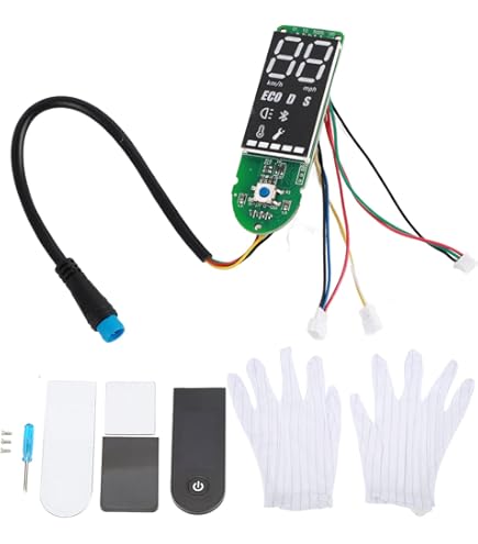 Fockety E-Scooter Armaturenbrett LCD Display | Bluetooth Fähig - Einfacher Einbau Für Elektroroller Pro