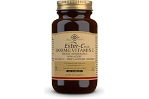 ‎SOLGAR SOLGAR® Ester-C Plus (1000 mg) | Vitamin-C Komplex mit patentiertem Ester-C®, Bioflavonoiden, Acerola, Hagebutte und Rutin | 180 vegane Tabletten