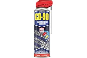 Action Can CD-90 Chain & Drive Lubricant 500ml | Synthetic Lubricant for Bicycle & Motorcycle Chains | Rust Remover & Penetrant | Waterproof & Temperature Resistant -15°C to +150°C