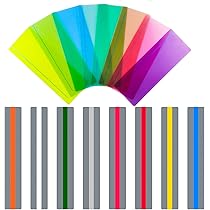 Segnalibro Guida Lettura Per Dislessia - Righello In Legno Con Design Spaziale