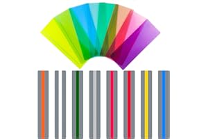 YSIMPLE 16 sztuk linijki do czytania z dysleksją, różne kolory, linijka do czytania, dysleksja, paski do czytania, stres, do czytania, do dysleksji, ADHD