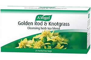 A.Vogel Golden Rod & Knotgrass Cleansing Herb Tea Blend | Organically Grown Herbs | Golden Rod, Wild Pansy, Horsetail, Knotgrass & Birch Leaves | 25 Teabags