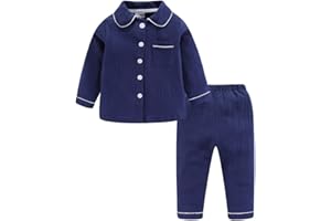 Mud Kingdom Pijama para Niños Grandes con Patrón de Ancla de Cuello