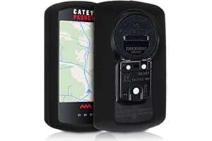 ‎KWMOBILE kwmobile Hülle kompatibel mit CatEye Padrone/Padrone+ - Silikon GPS Fahrrad Case Schutzhülle - in Schwarz