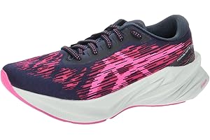 ASICS Novablast 3 Scarpa Running da Strada per Donna Nero Rosa Rosso EU