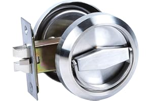 XIUXLI YUE Maniglia per porta con serratura per porte interne, per stanze che non richiedono chiusura come passaggi, salotti, cucine, armadi e lavanderia (senza chiavi)