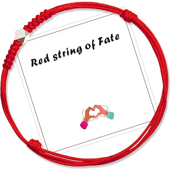 Bracciali Kabbalah Rosso 4 Pezzi - Filo Rosso Della Fortuna Regolabile Per Uomo E Donna