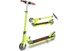 ALLMOVE 150W Trottinette Electrique Enfants 6-12-16 Ans avec Freins Doubles, 18km/h &15km Portée, 3 Vitesse et Hauteurs Réglables,Pliable Trotinette Electrique Écran LED, Cadeau pour Adolescent X1Pro