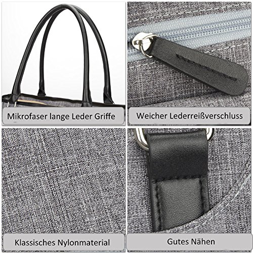 Baby Wickeltasche, BRINCH Multifunktion Baby Windel Umhängetasche tragbare Einkaufstasche mit Wickelunterlage, Isolierte Tasche, Kinderwagenbefestigungen - 6