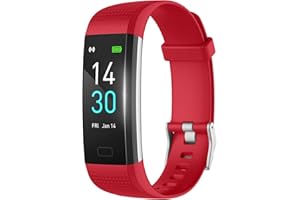 SUPBRO Fitness Tracker Armband 0,96" Bildschirm Sport Smartwatch Aktivitätsmonitor Schrittzähler Uhr für Damen Herren Wasserdicht IP68 Smartband IOS Android