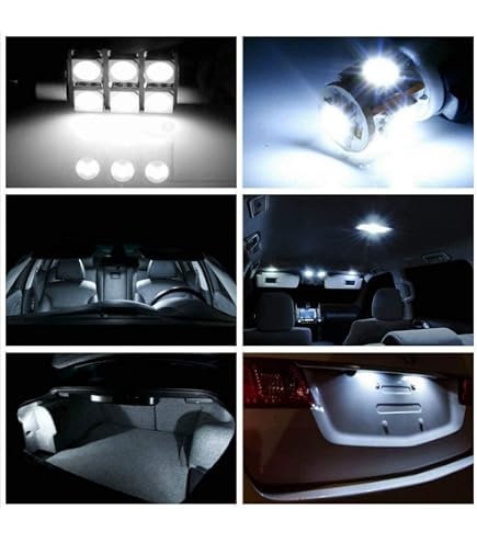 Luce Interna A LED, Luce Per Vano Piedi Porta Bagagliaio 6000K Bianco Freddo Per Mercedes W164 W169 W204 W207 W212 W216 W218 W221 W245 W463 W639 88249431