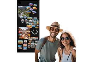 Anwicar Tableau Magnétique - Tableau Effaçable en Acier - Idéal pour Aimants et Notes - Tableau Noir Magnétique Mural - Compatible avec Marqueurs Craie - Kit de Montage Inclus - 70x30 cm - Noir