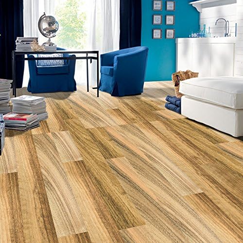 MIAORUI Living room floor, 3D board, self-adhesive, imitation wood flooring, stickers, kitchen, bedroom, living room floor, PVC wide, 20cm* long, 5 meters / volume,003