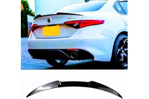 Auto Perfectionists UK Rear Boot Spoiler Compatible With Alfa Romeo Giulia 952 2015-2024 ABS Gloss Black