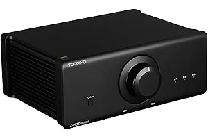 TOTAUDIO Topping LA90D (discret) Amplificateur de puissance avec circuit NFCA, THD+N 0,0001 %, Trigger 12 V, XLR, TRS de 6,35 mm (Noir)