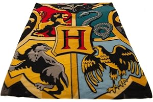 HALANTEX Przytulny koc Harry Potter czarny duży