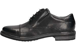 Bugatti Herren Anzugschuhe Klassischer Business Lederschuhe Derby mit Logo