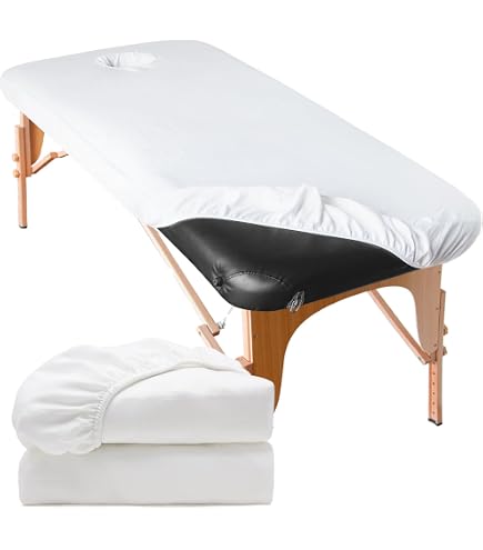 Coprilettino In Spugna Con Angoli Elastici Per Lettino Massaggi – 100x200 Cm, Per Estetista E Professionisti