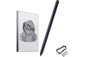 MINGXIONG Marker Pen for Remarkable 2 Replacement Pen Compatible with Remarkable 2 Tablet Notebook, No Charging Needed, Enhance Your Digital Experience with Free Pen Tips/Nibs(Black)