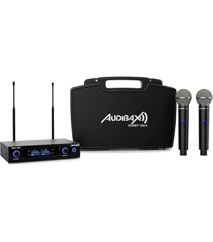 Sistema De Micrófono Inalámbrico Shure BLX288/B58 UHF, 2 Micrófonos De Mano Beta 58A, Alcance 100 M, Batería 14 H, Para Iglesia Y Karaoke