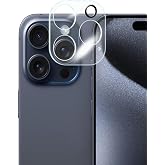 KZY İletişim Apple iPhone 16 Pro Uyumlu Kamera Lensi Şeffaf Koruma Camı