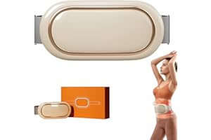 KENSBRO Masajeador abdominal, fisioterapeuta para el abdomen, cinturón adelgazante eléctrico inalámbrico, masajeador abdominal, entrenador de abdominales portátil, cinturón eléctrico con 6 modos y 9
