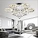 Produktbild Stylehome 68W Dekoration Kristal LED Deckenlampe 6Flammig 3Farben wechsel 6106-6C