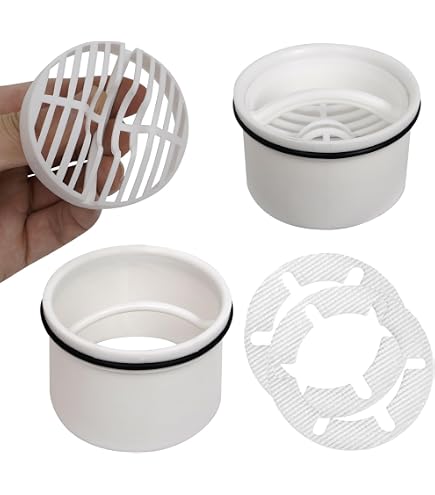 Filtre à Cheveux + Tuyau Plongeur Pour Douche Compatible 6960 6961 6962 6963 - Attrape-Cheveux Anti-Bouchon