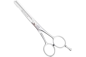 ‎NTS-SOLINGEN NTS-Solingen Hundeschere/Fellschere - Dog-Pet Line ROSTFREI, matt satiniert • Fell-Modellierschere (Zähne einseitig) Effilierschere (Zähne doppelseitig) (6,0-40ZE = 15 cm 40 Zähne einseitig)