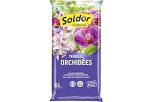 ALGOFLASH Terreau Orchidées, UAB, Prêt à l'Emploi, Fabriqué en France, 6 L, TORCH6